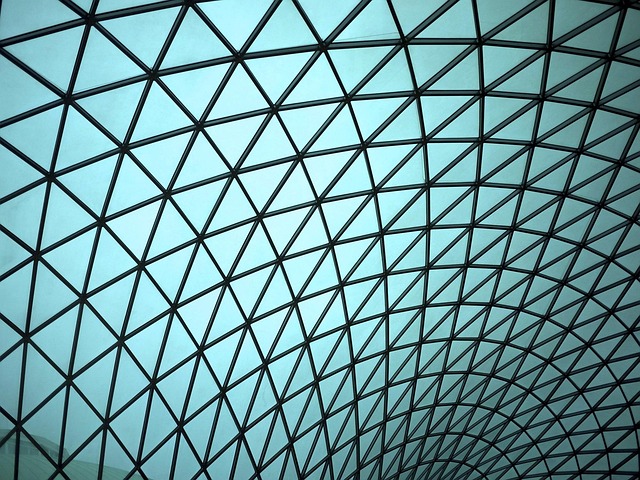 roof, glass, library