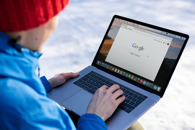 freelance, laptop, google