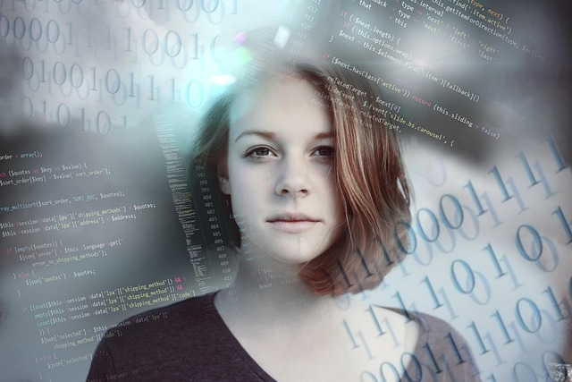 binary, computer programmer, portrait